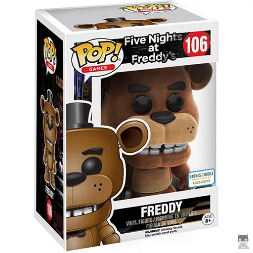 Freddy Fazbear (Flocked) Funko Pop! figure (Five Nights at Freddy's)