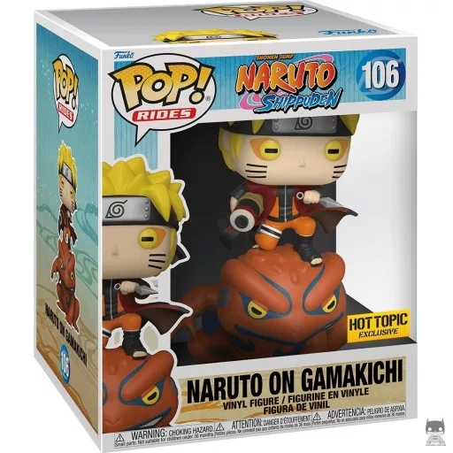 Naruto on Gamakichi Funko Pop! figure (Naruto Shippuden)