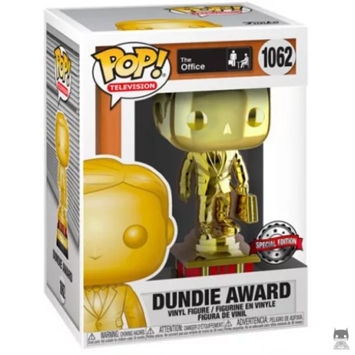 Dundie Award (Chrome) (Gold) Funko Pop! figure (The Office)