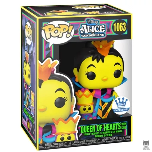 Queen of Hearts with King (Blacklight) Funko Pop! figure (Alice in Wonderland)
