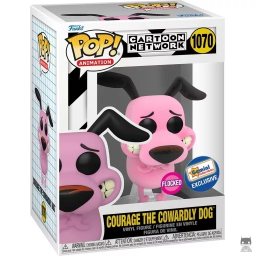 Courage the Cowardly Dog (Flocked) Funko Pop! figure (Gemini Collectibles)