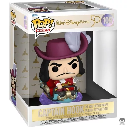 Captain Hook at the Peter Pan's Flight Attraction Funko Pop! figure (Walt Disney World 50th Anniversary)