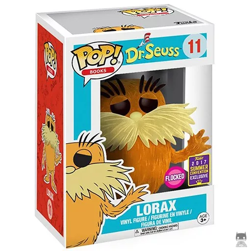 The Lorax (Flocked) Funko Pop! figure (Dr. Seuss)