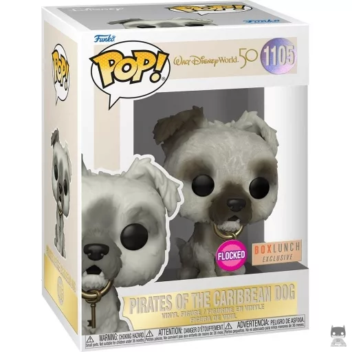 Pirates of the Caribbean Dog (Flocked) Funko Pop! figure (Walt Disney World 50th Anniversary)