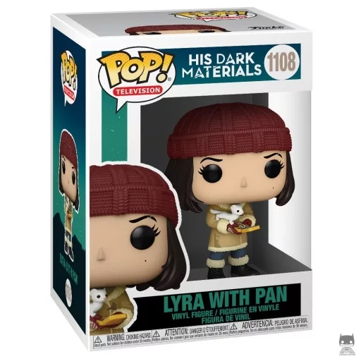 Lyra with Pan Funko Pop! figure (His Dark Materials)