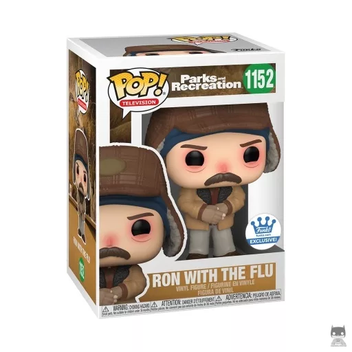 Ron with the Flu Funko Pop! figure (Parks and Recreation)