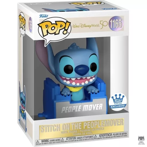 Stitch on the Peoplemover Funko Pop! figure (Walt Disney World 50th Anniversary)