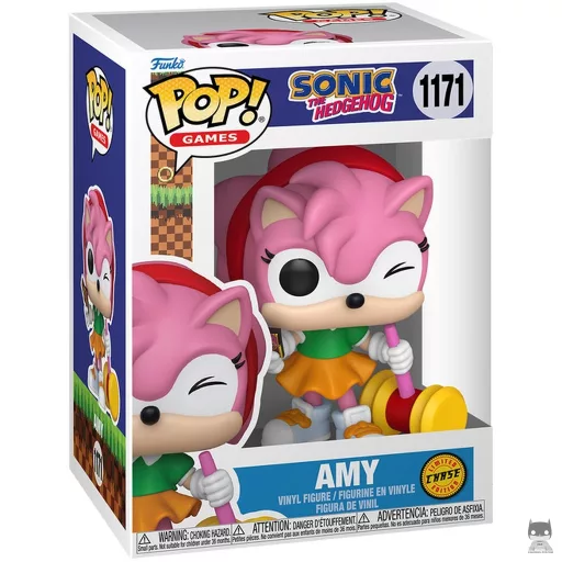 Amy Rose with Piko Hammer (Chase) Funko Pop! figure (Sonic The Hedgehog)