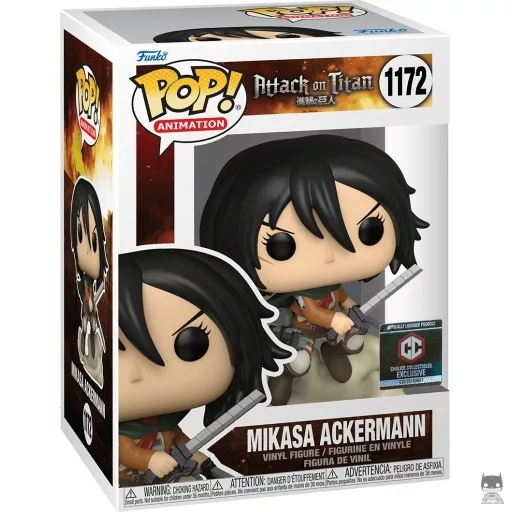 Mikasa Ackerman with Swords Funko Pop! figure (Chalice Collectibles)