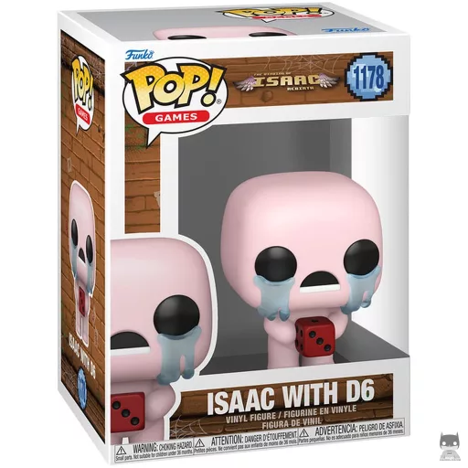 Isaac with D6 Funko Pop! figure (The Binding of Isaac)