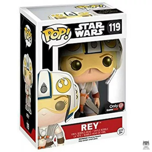 Rey with X-Wing Helmet Funko Pop! figure (Star Wars: Episode VII, The Force Awakens)