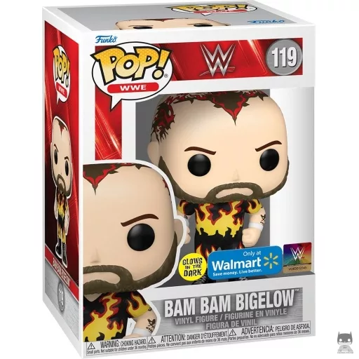 Bam Bam Bigelow (Glow in the Dark) Funko Pop! figure (WWE)