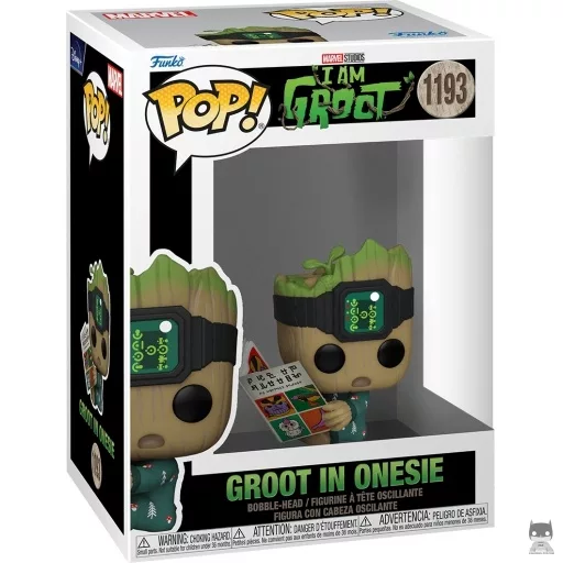 Groot in Onesie sitting Funko Pop! figure (I Am Groot)