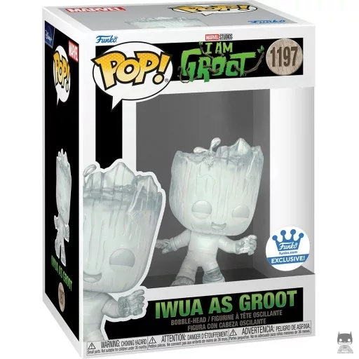 Iwua as Groot (Translucent) Funko Pop! figure (I Am Groot)