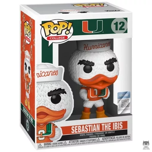 Sebastian the Ibis (University of Miami) Funko Pop! figure (College Mascots)