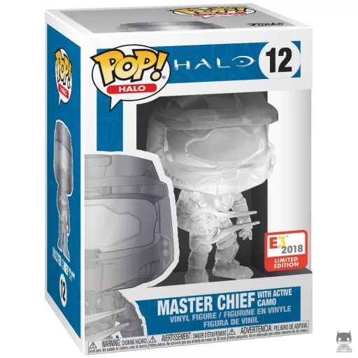 Master Chief with Active Camo Funko Pop! figure (Electronic Entertainment Expo E3 2018)
