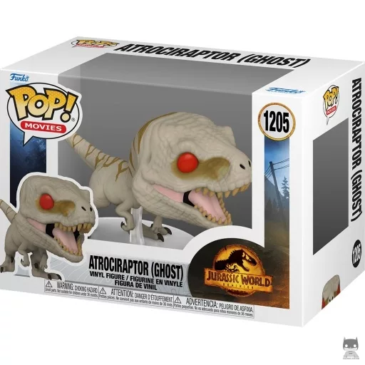 Atrociraptor (Ghost) Funko Pop! figure (Jurassic World Dominion)