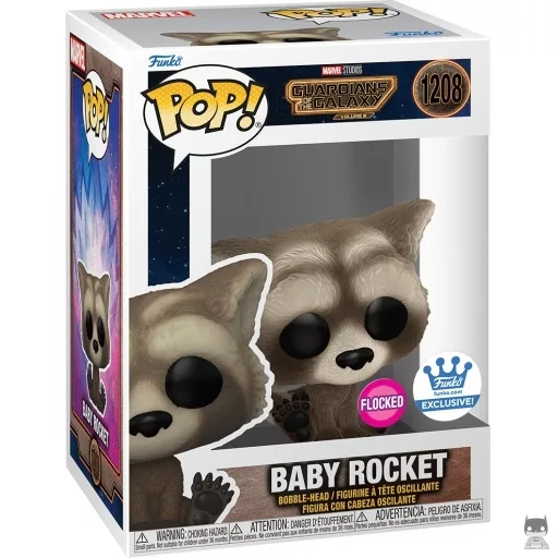 Baby Rocket (Flocked) Funko Pop! figure (Guardians of the Galaxy vol. 3)