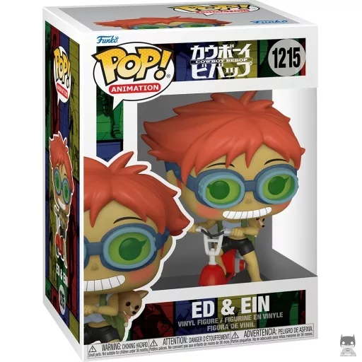 Ed & Ein on Scooter Funko Pop! figure (Cowboy Bebop)