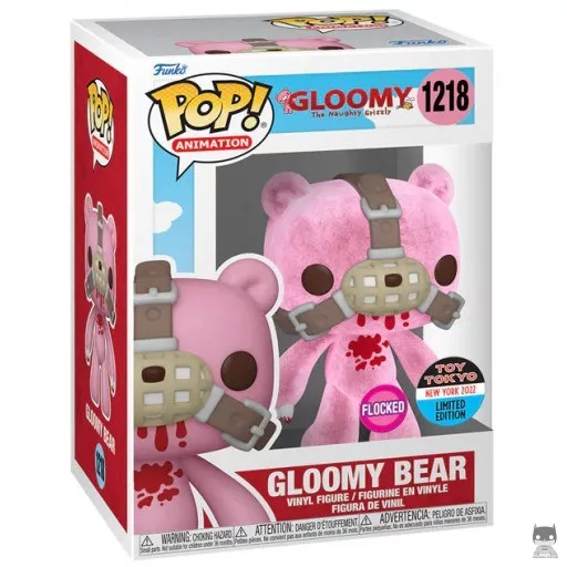 Gloomy Bear (Flocked) Funko Pop! figure (Gloomy the Naughty Grizzly)
