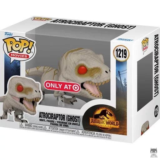 Atrociraptor (Ghost) Funko Pop! figure (Jurassic World Dominion)