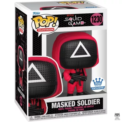 Red Soldier with Triangle Mask Funko Pop! figure (Squid Game)
