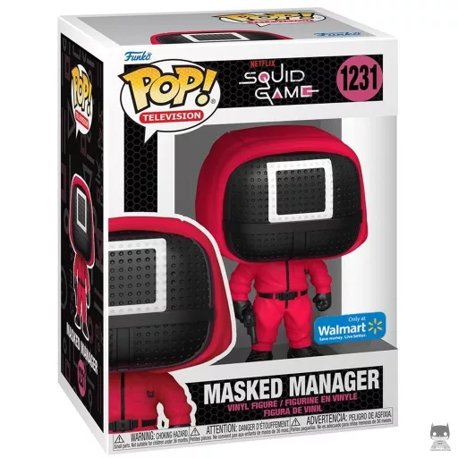 Red Soldier with Square Mask Funko Pop! figure (Squid Game)