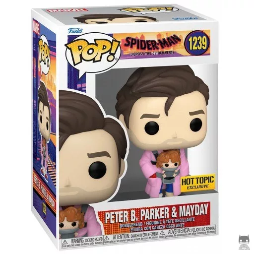 Peter B. Parker & Mayday Funko Pop! figure (Spider-Man: Across the Spider-Verse)