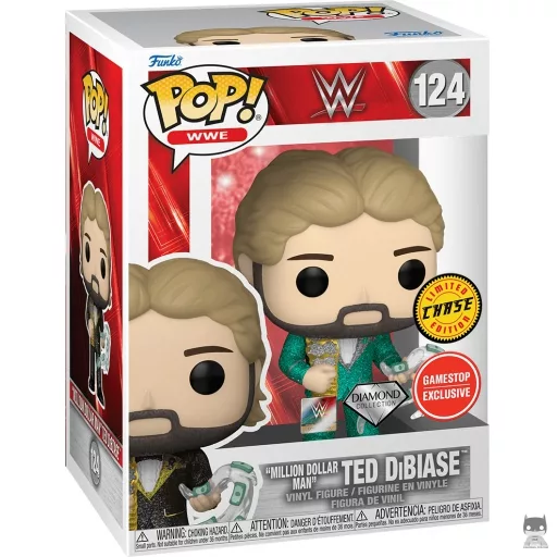 Million Dollar Man Ted DiBiase (Chase & Diamond Glitter) Funko Pop! figure (WWE)
