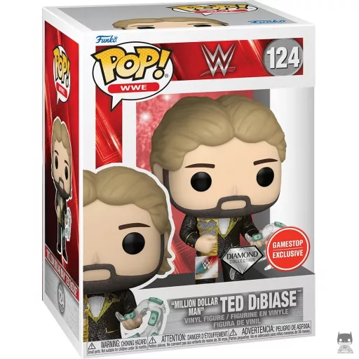 Million Dollar Man Ted DiBiase (Diamond Glitter) Funko Pop! figure (WWE)