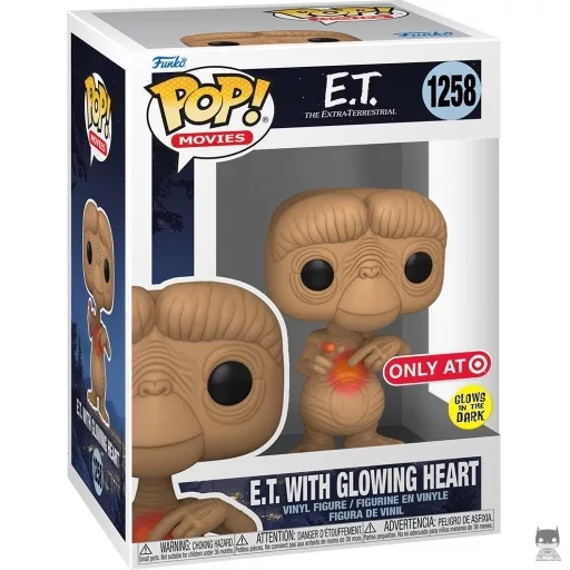 E.T. with Glowing Heart (Glow in the Dark) Funko Pop! figure (E.T. the extra-terrestrial)