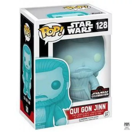 Qui Gon Jinn (Holographic) Funko Pop! figure (Star Wars: Episode I, The Phantom Menace)