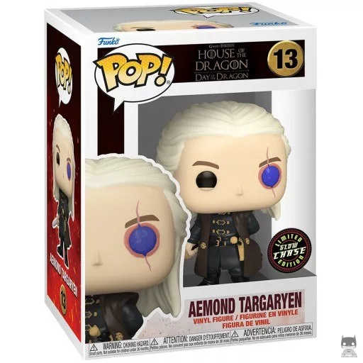 Aemond Targaryen (Chase & Glow in the Dark) Funko Pop! figure (House of the Dragon : Day of the Dragon (Game of Thrones))