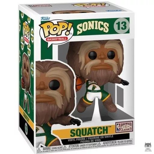 Squatch (Seattle SuperSonics) Funko Pop! figure (NBA Mascots)