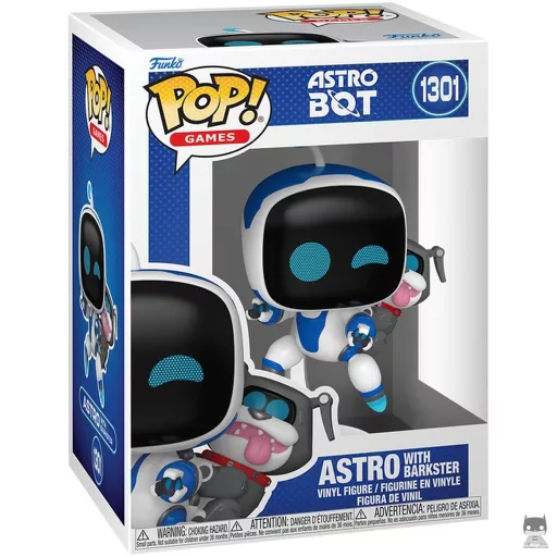 Astro with Barkster Funko Pop! figure (Astro Bot)
