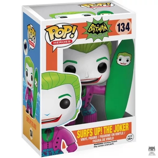 The Joker with Surfboard Funko Pop! figure (Batman: Classic TV Series)