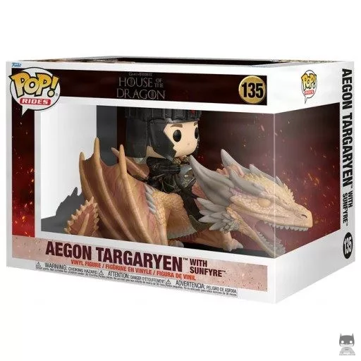 Aegon Targaryen with Sunfyre Funko Pop! figure (House of the Dragon : Day of the Dragon (Game of Thrones))