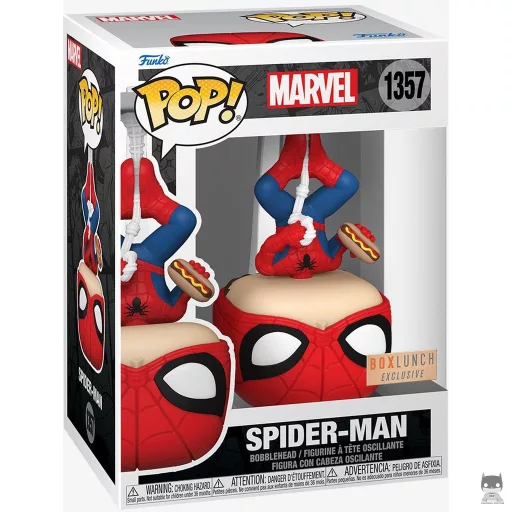 Spider-Man with hot dog Funko Pop! figure (Box Lunch)