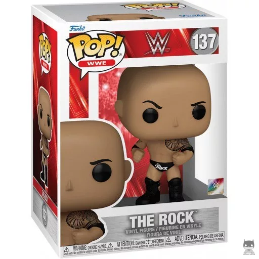The Rock Funko Pop! figure (Dwayne "The Rock" Johnson)