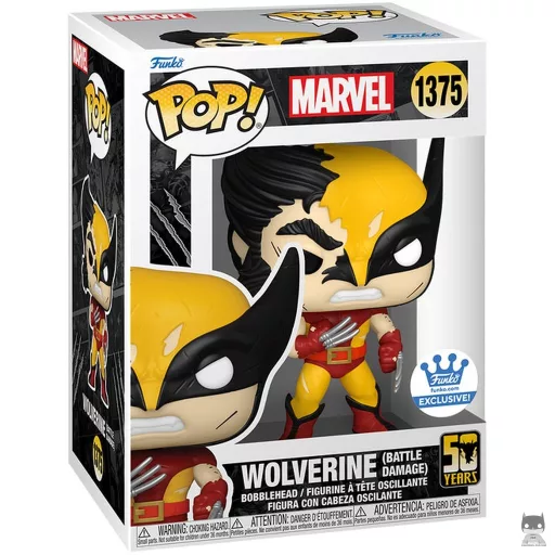 Wolverine (Battle Damage) Funko Pop! figure (Marvel Comics)