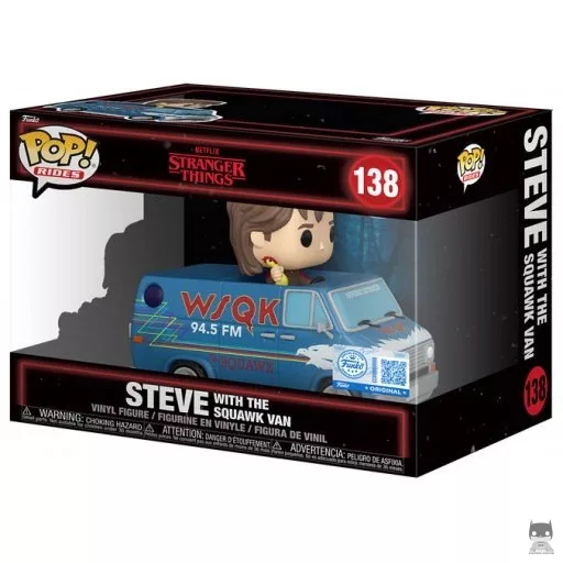 Steve with the Squawk Van Funko Pop! figure (Stranger Things)