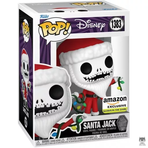 Santa Jack (Glow in the Dark) Funko Pop! figure (The Nightmare Before Christmas)