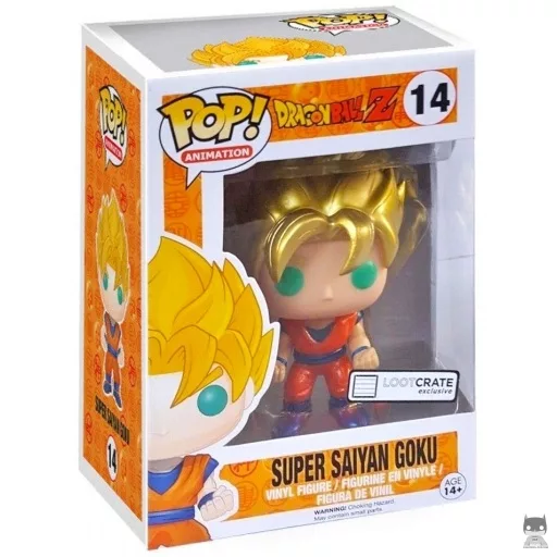 Super Saiyan Goku (Metallic) Funko Pop! figure (Loot Crate)