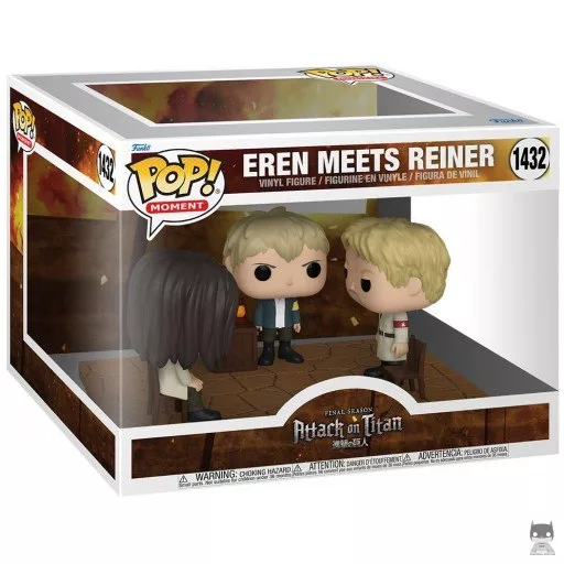 Eren meets Reiner Funko Pop! figure (Anime Moments)