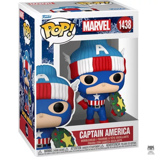 Captain America (Holiday) Funko Pop! figure (Marvel Comics)