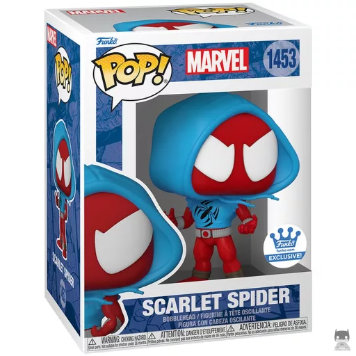 Scarlet Spider with hoodie Funko Pop! figure (Chasm (Ben Reilly))