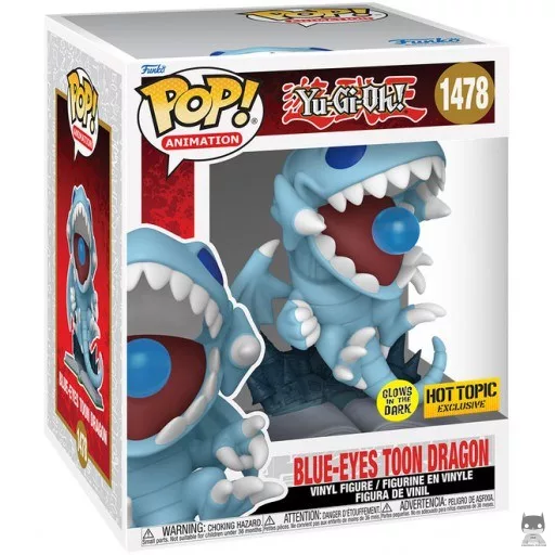Blue Eyes toon Dragon (Glow in the Dark & Supersized) Funko Pop! figure (Yu-Gi-Oh!)