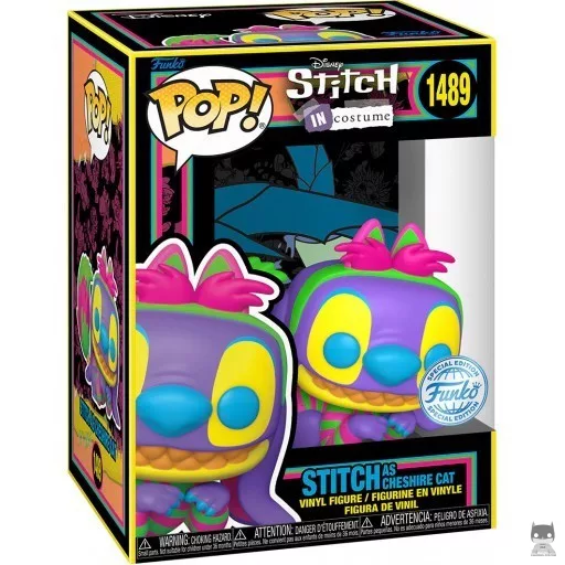Stitch as Cheshire Cat (Black Light) Funko Pop! figure (Lilo and Stitch)