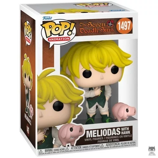 Meliodas with Hawk Funko Pop! figure (The Seven Deadly Sins)