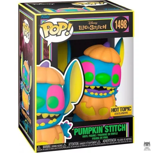 Pumpkin Stitch (Black Light) Funko Pop! figure (Lilo et Stitch)